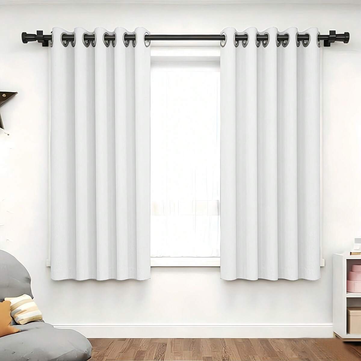 Blackout Curtains, Thermal Insulation, Opaque Curtains With Grommets, Blackout, UV Resistant, Bedroom Home Living Room Interior Decor